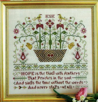 RMS1049 Hope cross stitch pattern by Rosewood Manor