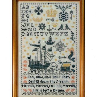 RMS1062 Row, Row Your Boat cross stitch pattern