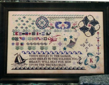RMS1056 Seaside Sampler cross stitch pattern