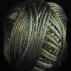 Valdani Silk Floss H211 Green Black