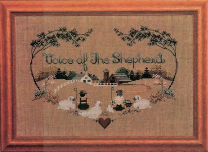 TG35 Voice of the Shepherd cross stitch by Told in a Garden