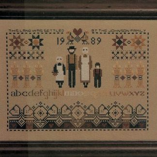 TG36 Settlers Sampler cross stitch by Told in a Garden