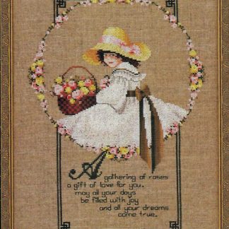 TG40 Gathering of Roses cross stitch by Told in a Garden