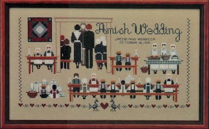 TG41 Amish Wedding cross stitch by Told in a Garden
