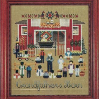 TG44 Grandfather's Barn cross stitch by Told in a Garden