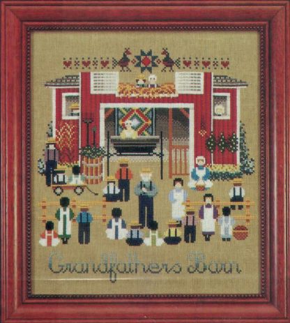 TG44 Grandfather's Barn cross stitch by Told in a Garden
