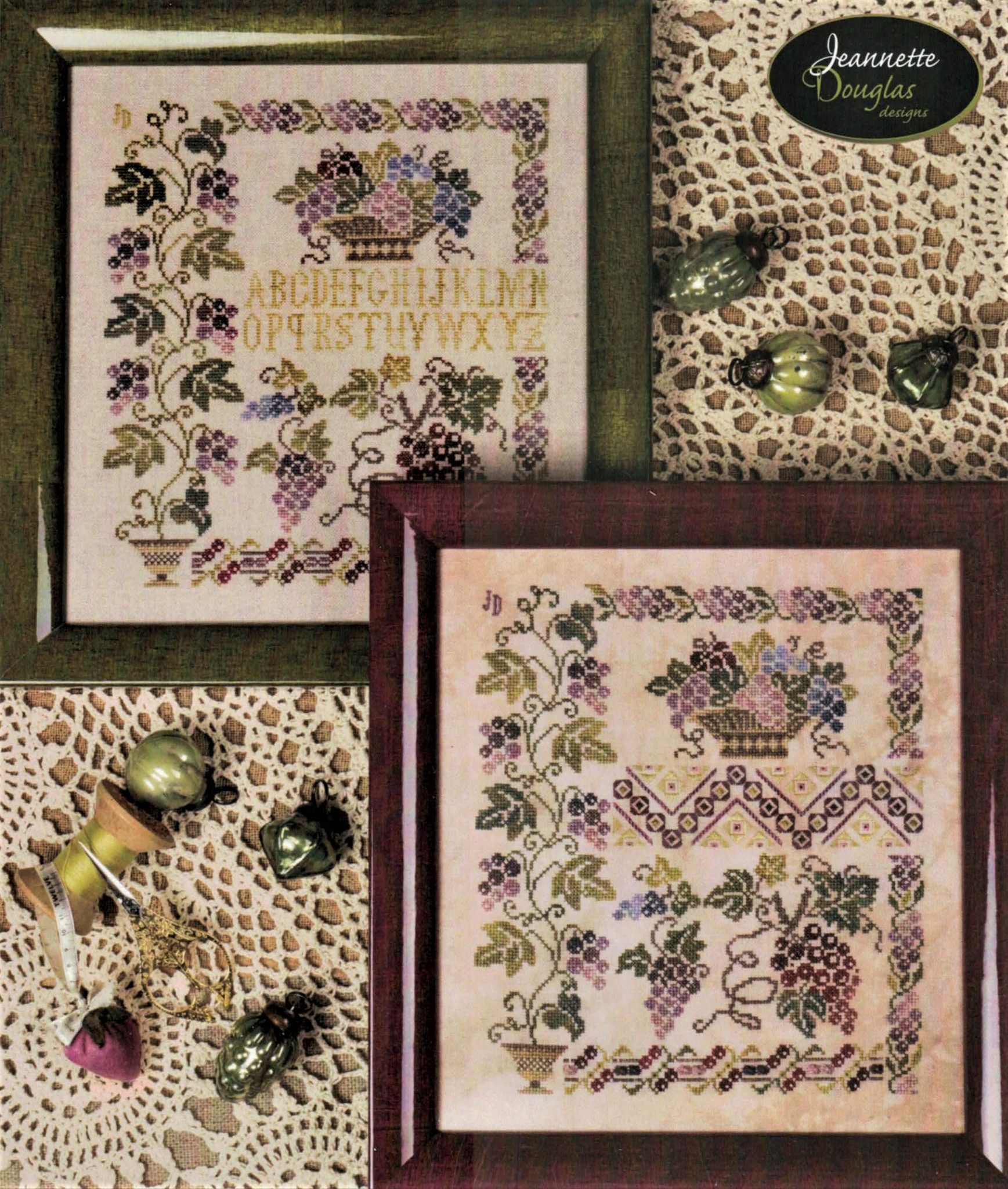 JDD294 Vintage Grapes pattern