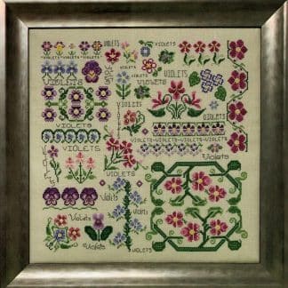 RMS1239 Dreaming of Violets cross stitch from Rosewood Manor