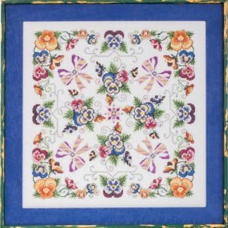 GP267 Violaceae cross stitch pattern by Glendon Place