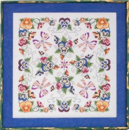 GP267 Violaceae cross stitch pattern by Glendon Place