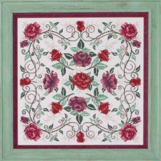 GP271 Rosaceae cross stitch pattern by Glendon Place
