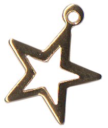 J12112 Open Star Charm (BE012)