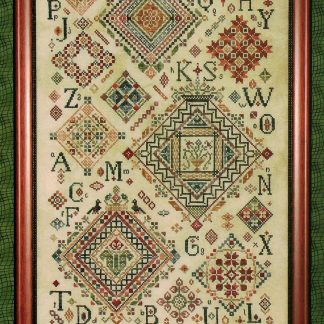 RMS1184 Quaker Diamonds Cross stitch pattern from Rosewood Manor