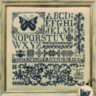 RMS1307 Blue Rhapsody Cross stitch pattern from Rosewood Manor