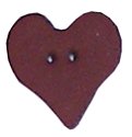 Stoney Creek Buttons SB006 Plain Folk Heart