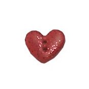 Stoney Creek Buttons SB102 Metallic Red Heart