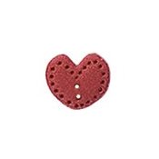 Stoney Creek Buttons SB189 Coral Lacy Heart