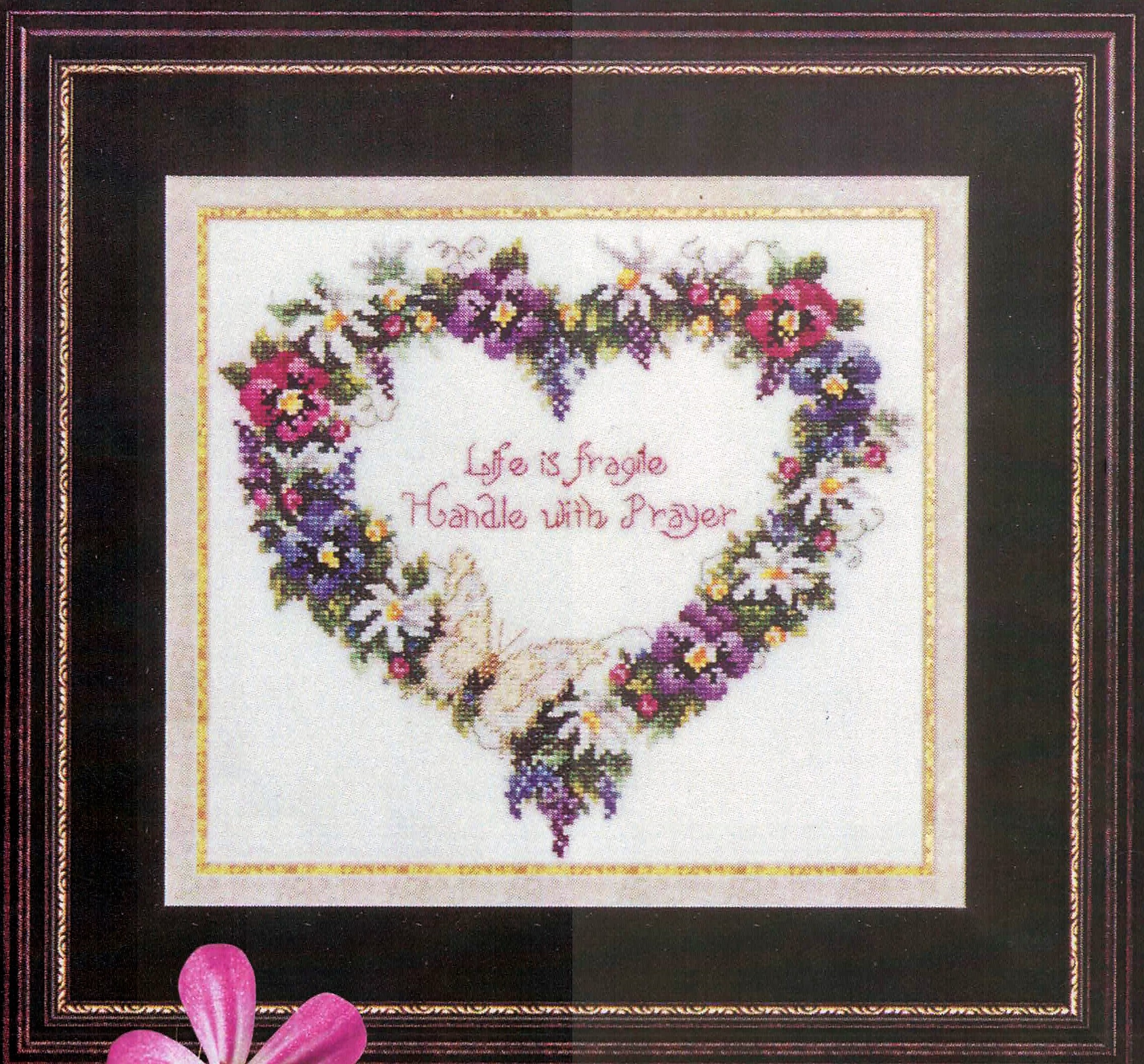 SCL279 Life is Fragile cross stitch pattern from Stoney Creek