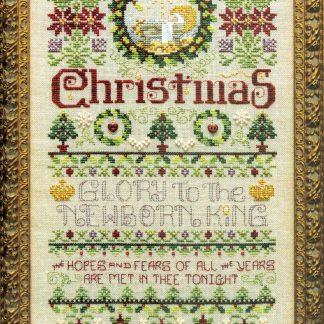 SCL556 Glory to the Newborn King cross stitch pattern from Stoney Creek