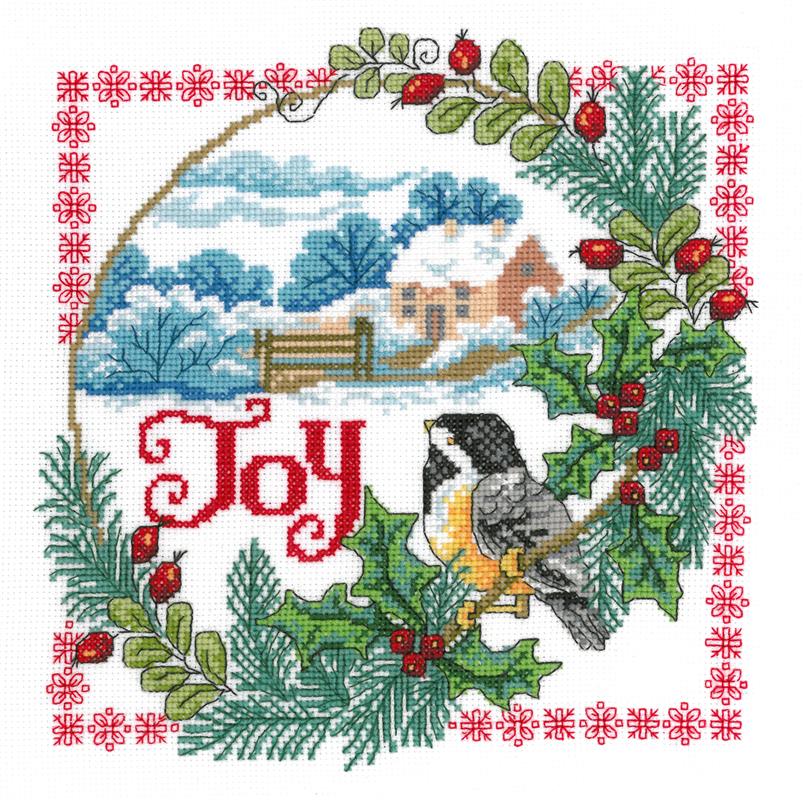 IM2915 Joy of Christmas cross stitch pattern from Imaginating