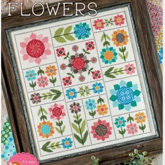 ISE438 Flea Market Flowers cross stitch pattern from It's Sew Emma