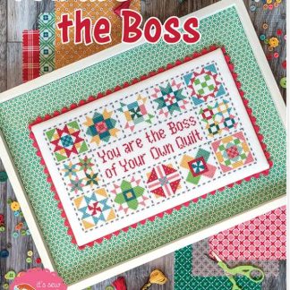 ISE470 You are the Boss cross stitch pattern from It's Sew Emma