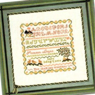 JBW-308 Birth Sampler - You Shall See Wonders cross stitch pattern from JBW Designs