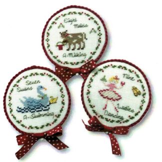 JBW-372 Twelve Days of Christmas Book 3 cross stitch pattern from JBW Designs