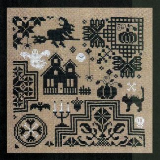 JP-QC11EN Quaker d'Halloween cross stitch pattern from Jardin Prive