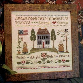 LHN-067 Colonial Women cross stitch pattern by Little House Needleworks