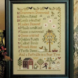 LHN-103 12 Days of Christmas cross stitch pattern by Little House Needleworks