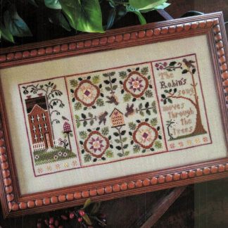 LHN-129 Robin's Song cross stitch pattern by Little House Needleworks