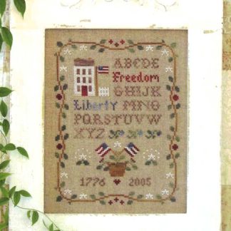 LHN-140 Americana Sampling cross stitch pattern by Little House Needleworks