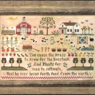 LHN-FAR Farm Life cross stitch pattern by Little House Needleworks