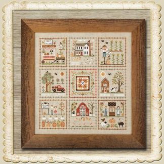 LHN-FF Fall on the Farm cross stitch pattern by Little House Needleworks