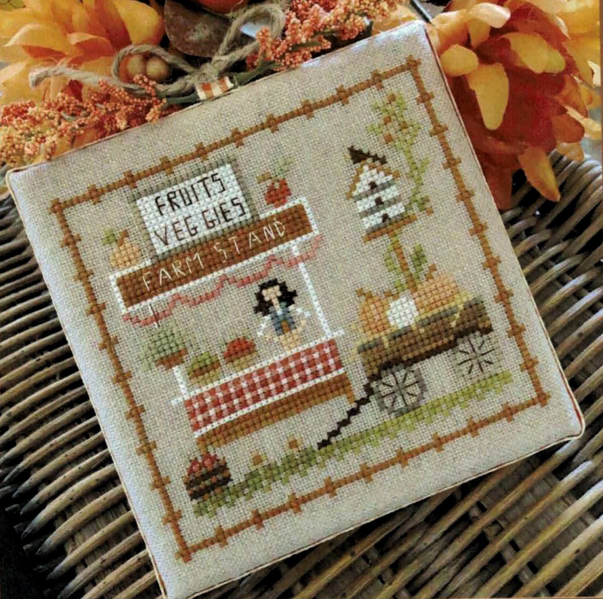 LHN-FF1 Farm Fresh cross stitch pattern by Little House Needleworks