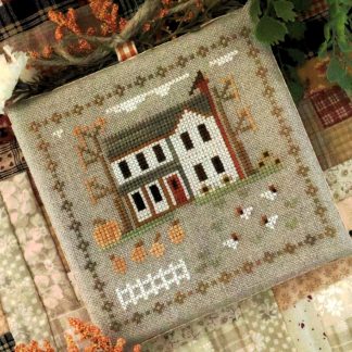 LHN-FF2 The Farm House cross stitch pattern by Little House Needleworks
