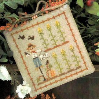 LHN-FF3 No Crows Allowed cross stitch pattern by Little House Needleworks