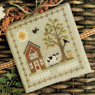 LHN-FF6 With a Moo Moo Here cross stitch pattern by Little House Needleworks