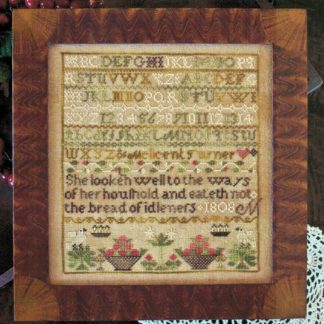 LHN-MEL Melicent Turner Sampler cross stitch pattern by Little House Needleworks