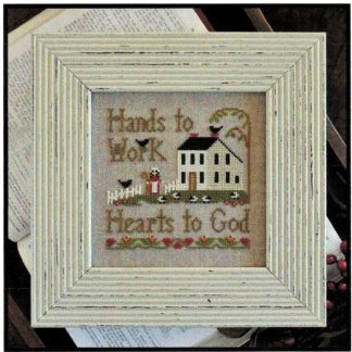 LHN-PC81 Hands to Work cross stitch pattern by Little House Needleworks