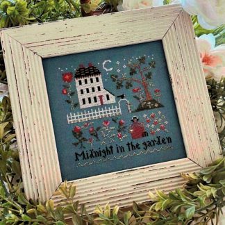 LHN-211 MIdnight in the Garden cross stitch pattern by Little House Needleworks