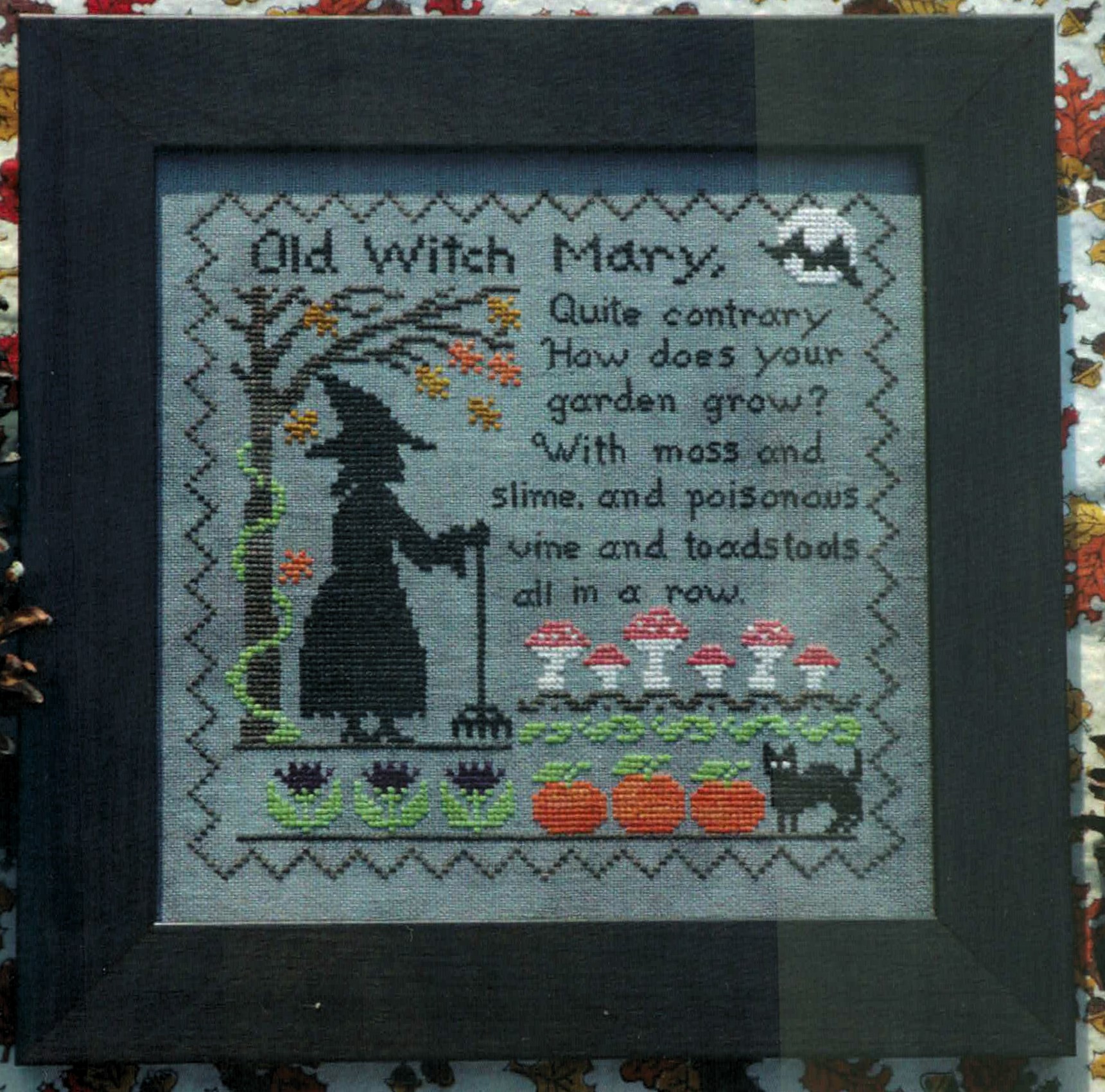 LIS-0512 Old Witch Mary cross stitch pattern by Lila's Studio