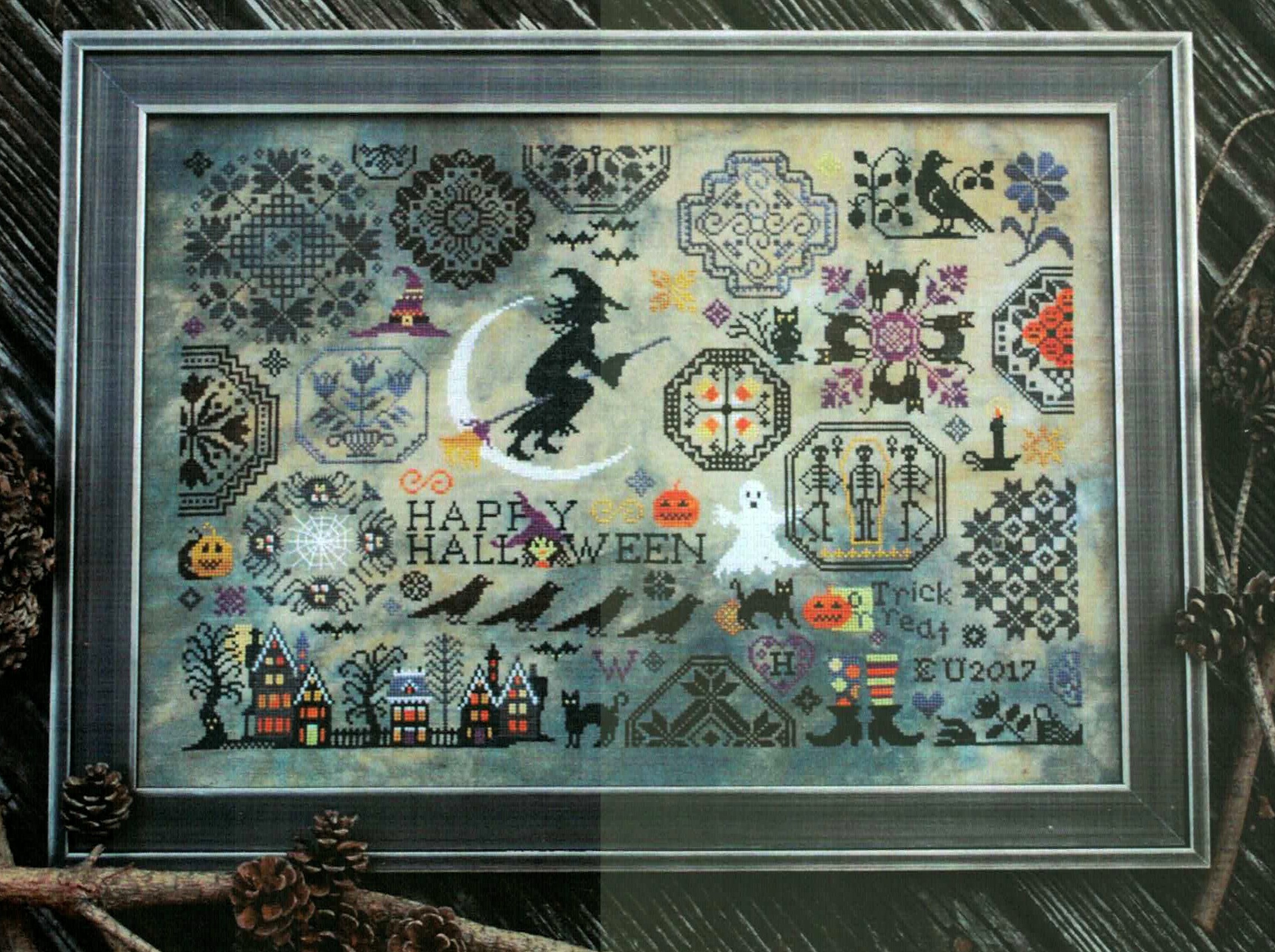 LIS-0717 Halloween Quaker cross stitch pattern by Lila's Studio