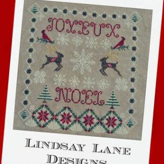 LLD-JOY Joyeux Noel cross stitch pattern by Lindsay Lane Designs