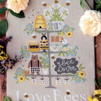 MC-CEL Celebrate the Bees Cross Stitch pattern from Madame Chantilly