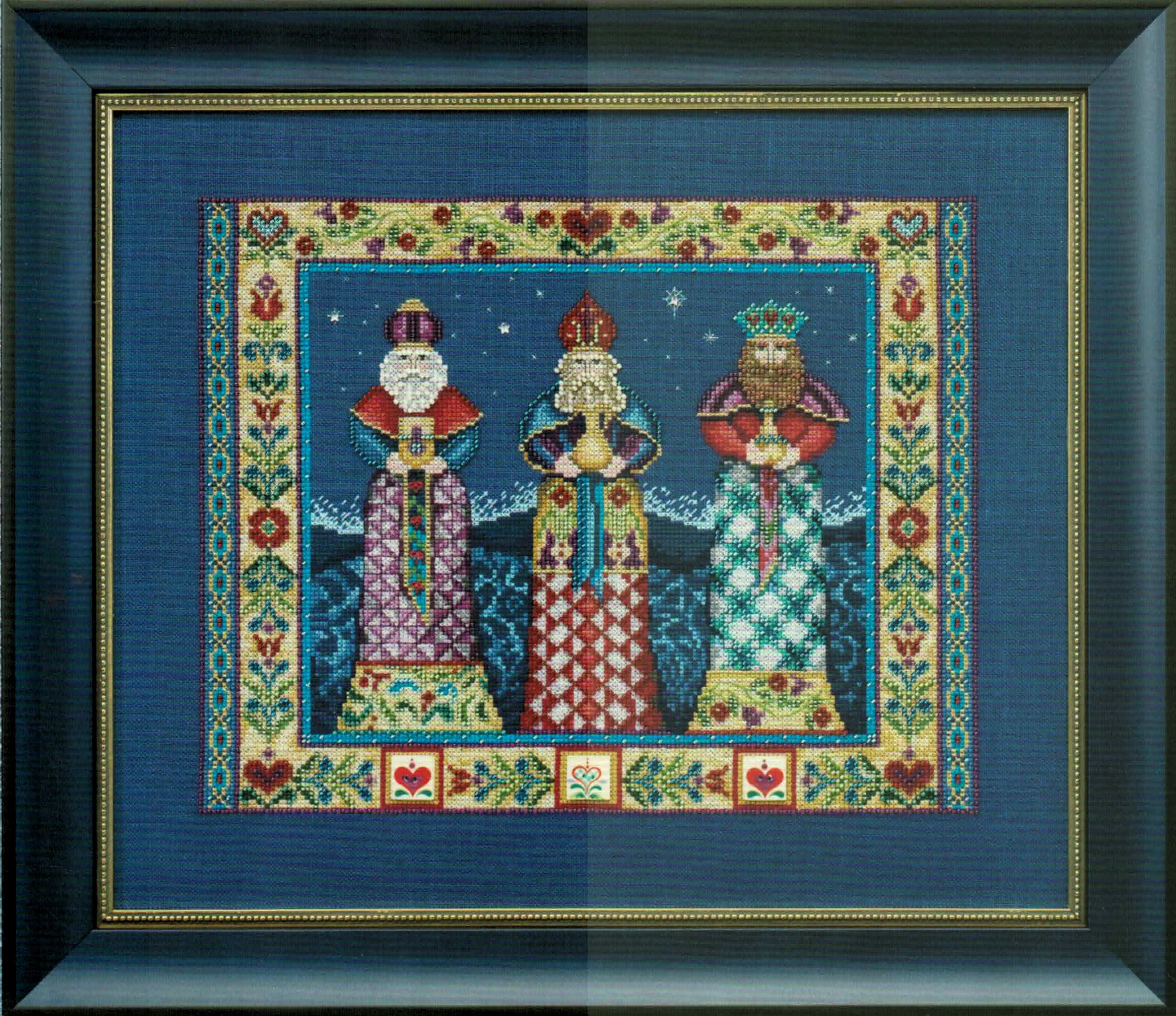 MHJSP006 Three Kings cross stitch pattern from Mill HIll