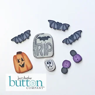 10298 Mummy's Moonlit Cafe button pack from Just Another Button Company