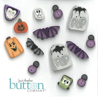 10387 Mr. Bones' Starlight Ballroom button pack from Just Another Button Company