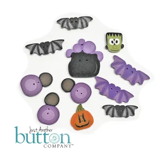 10588 Ghoul's Crossing button pack from Just Another Button Company